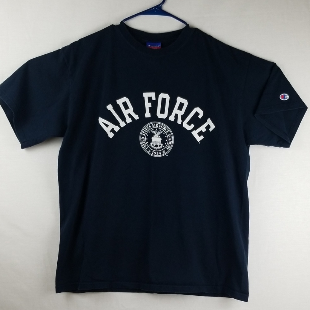 Vintage Champion T-shirt with Air Force logo